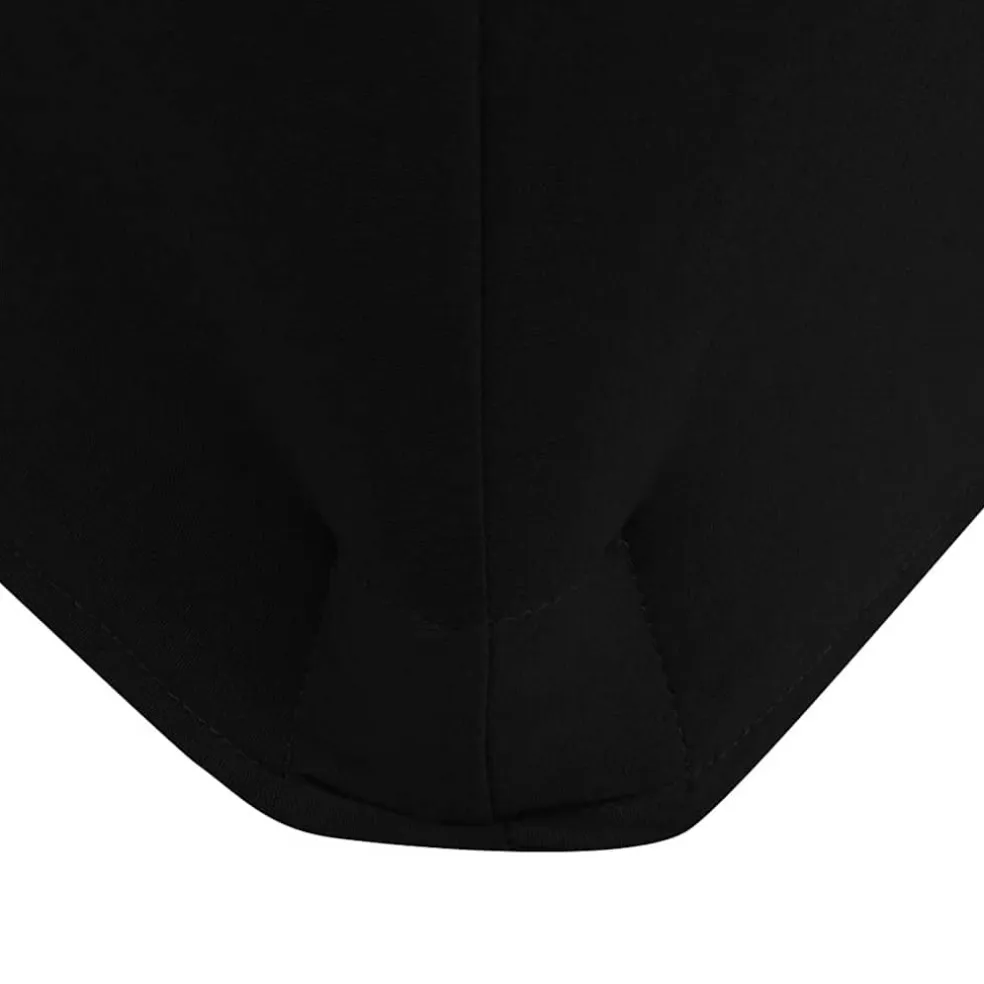 vidaXL Tafelhoes stretch zwart 120x60,5x74 cm 2 st