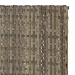 vidaXL Tafel inklapbaar 45x35x32 cm poly rattan grijs