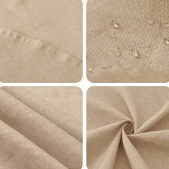 vidaXL Tafelkleed Vierkant Beige 90 x 90 cm