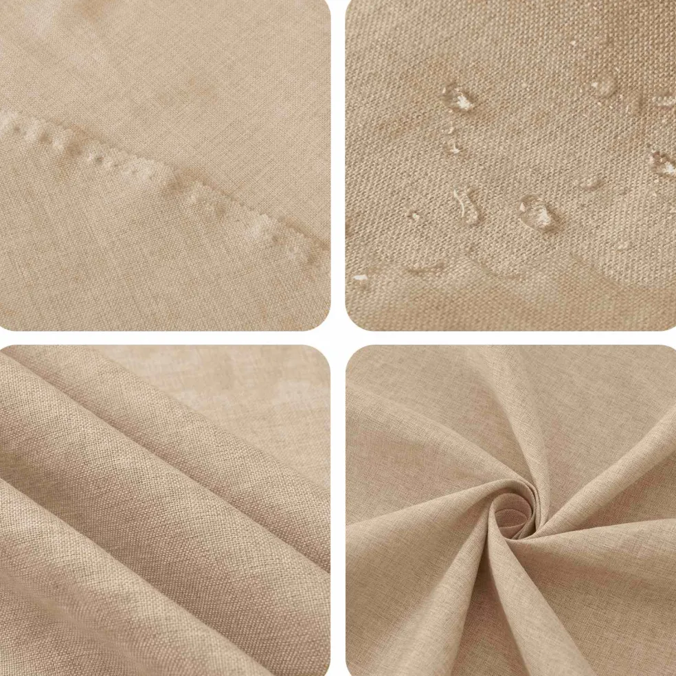 vidaXL Tafelkleed Vierkant Beige 90 x 90 cm