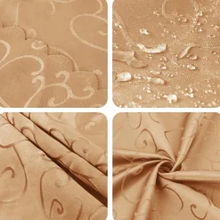 vidaXL Tafelkleed Vierkant Beige 90 x 90 cm