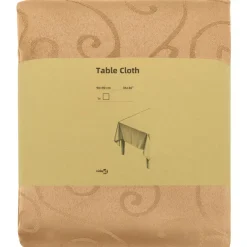 vidaXL Tafelkleed Vierkant Beige 90 x 90 cm