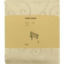 vidaXL Tafelkleed Vierkant Crèmewit 90 x 90 cm