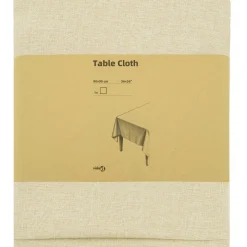vidaXL Tafelkleed Vierkant Crèmewit 90 x 90 cm
