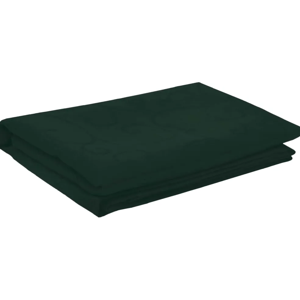vidaXL Tafelkleed Vierkant Donkergroen 90 x 90 cm