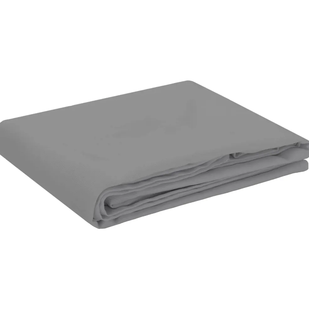 vidaXL Tafelkleed Vierkant Lichtgrijs 90 x 90 cm Polyester