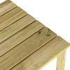 vidaXL Tafel Naturel 40 x 40 x 36 cm Geïmpregneerd grenenhout