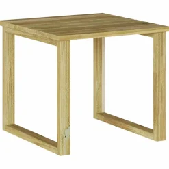 vidaXL Tafel Naturel 40 x 40 x 36 cm Geïmpregneerd grenenhout