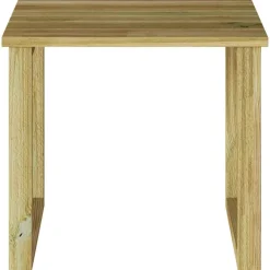 vidaXL Tafel Naturel 40 x 40 x 36 cm Geïmpregneerd grenenhout