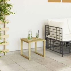 vidaXL Tafel Naturel 40 x 40 x 36 cm Geïmpregneerd grenenhout