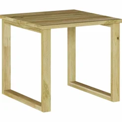 vidaXL Tafel Naturel 40 x 40 x 36 cm Geïmpregneerd grenenhout