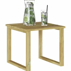 vidaXL Tafel Naturel 40 x 40 x 36 cm Geïmpregneerd grenenhout