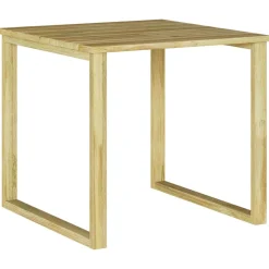 vidaXL Tafel Naturel 50,5 x 50 x 46 cm Geïmpregneerd grenenhout