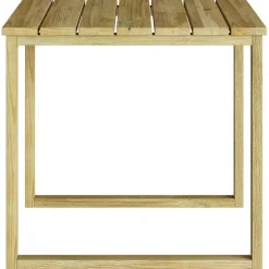 vidaXL Tafel Naturel 50,5 x 50 x 46 cm Geïmpregneerd grenenhout