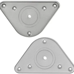 vidaXL Tafelpoten in hoogte verstelbaar chroom 710 mm 4 st