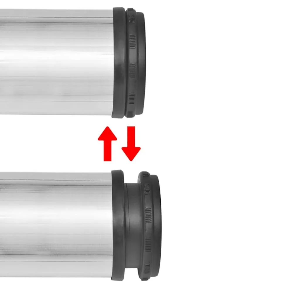 vidaXL Tafelpoten in hoogte verstelbaar geborsteld nikkel 710 mm 4 st