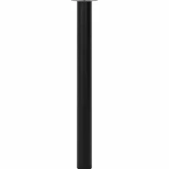 vidaXL Tafelpoten telescopisch 710-1100 mm zwart 2 st