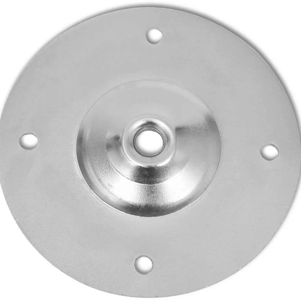 vidaXL Tafelpoten telescopisch 710-1100 mm chroom 2 st