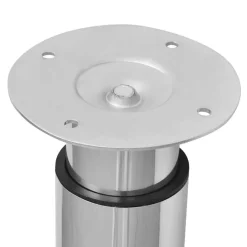 vidaXL Tafelpoten telescopisch 710-1100 mm chroom 2 st