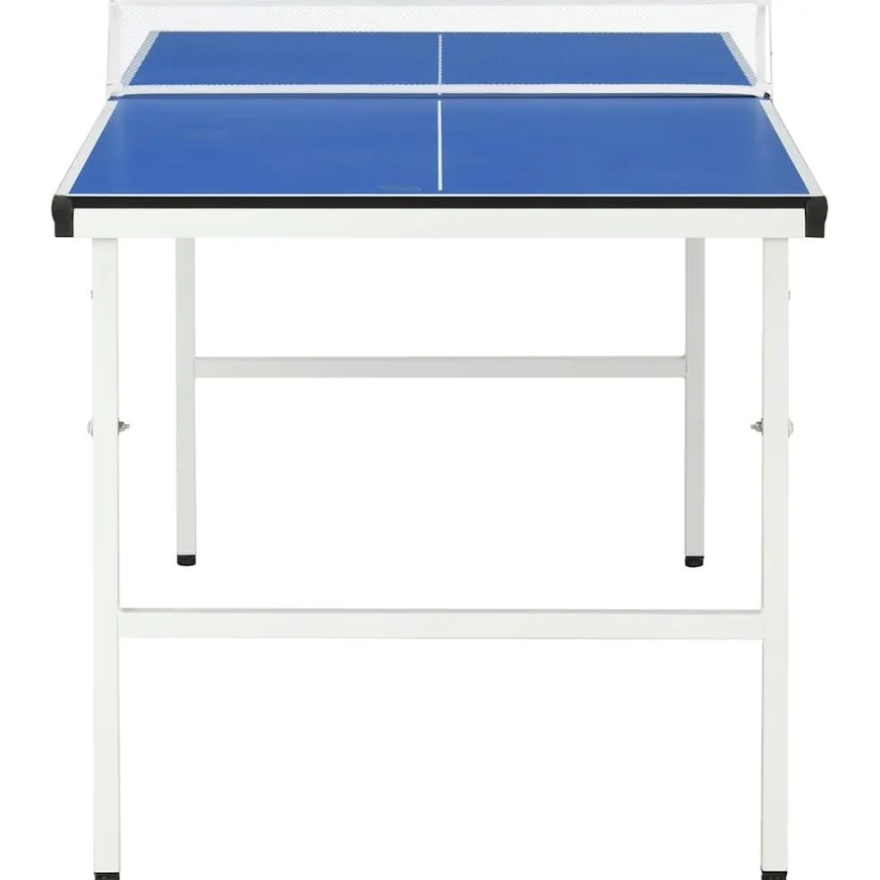 vidaXL Tafeltennistafel 152x76x66 cm met net 152x76x66 cm blauw