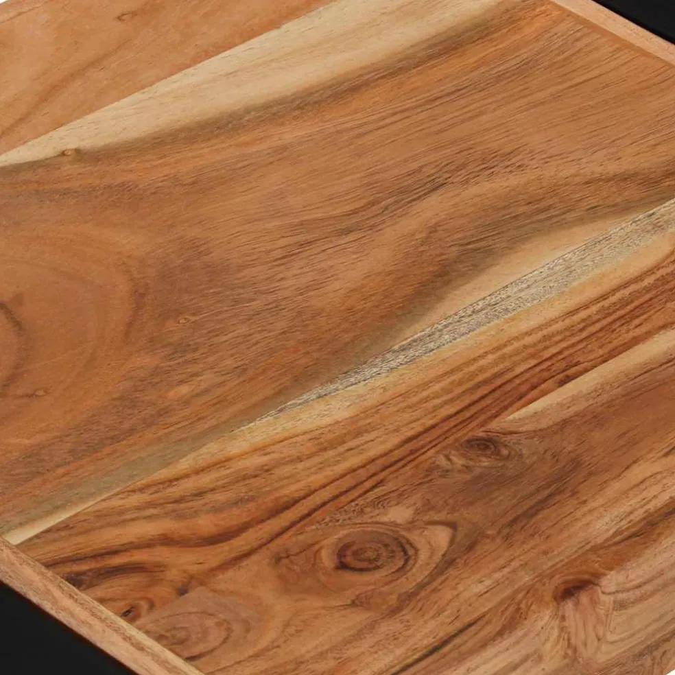 vidaXL Tafeltjesset 3 st massief hout