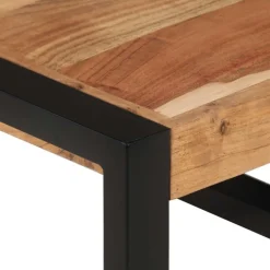 vidaXL Tafeltjesset 3 st massief hout