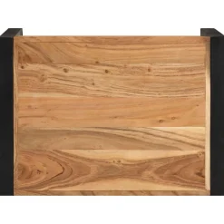vidaXL Tafeltjesset 3 st massief hout