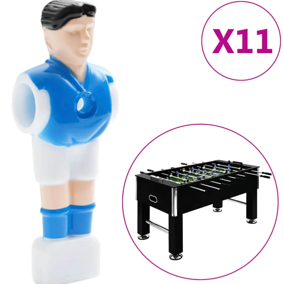 vidaXL Tafelvoetbalspelers voor 15,9 mm staaf 22 st