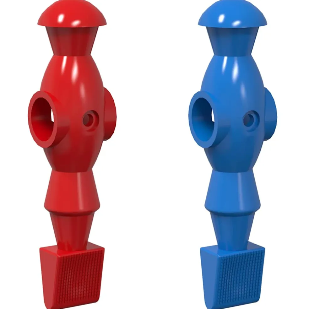 vidaXL Tafelvoetbalspelers 22 st Blauw en Rood 2,4 x 2,1 x 9,7 cm PP