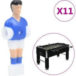 vidaXL Tafelvoetbalspelers voor 12,7 mm staaf 22 st