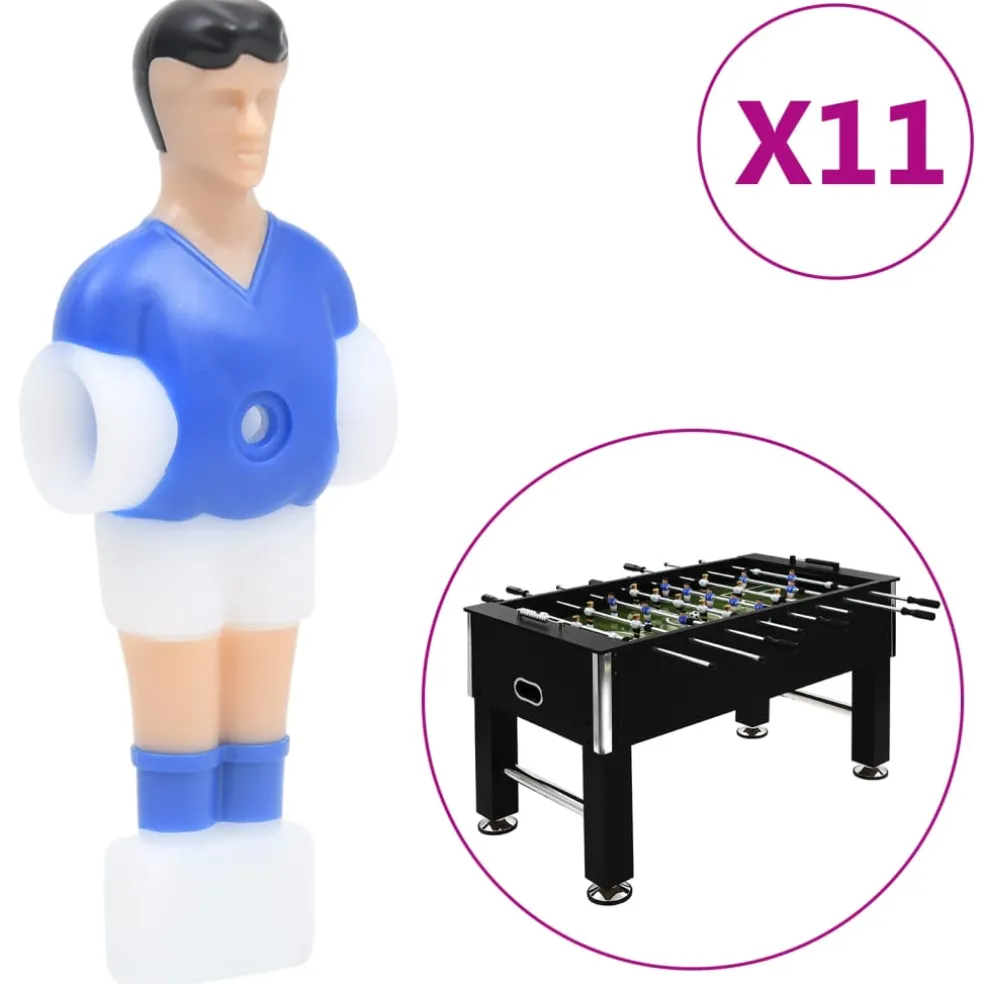 vidaXL Tafelvoetbalspelers voor 12,7 mm staaf 22 st
