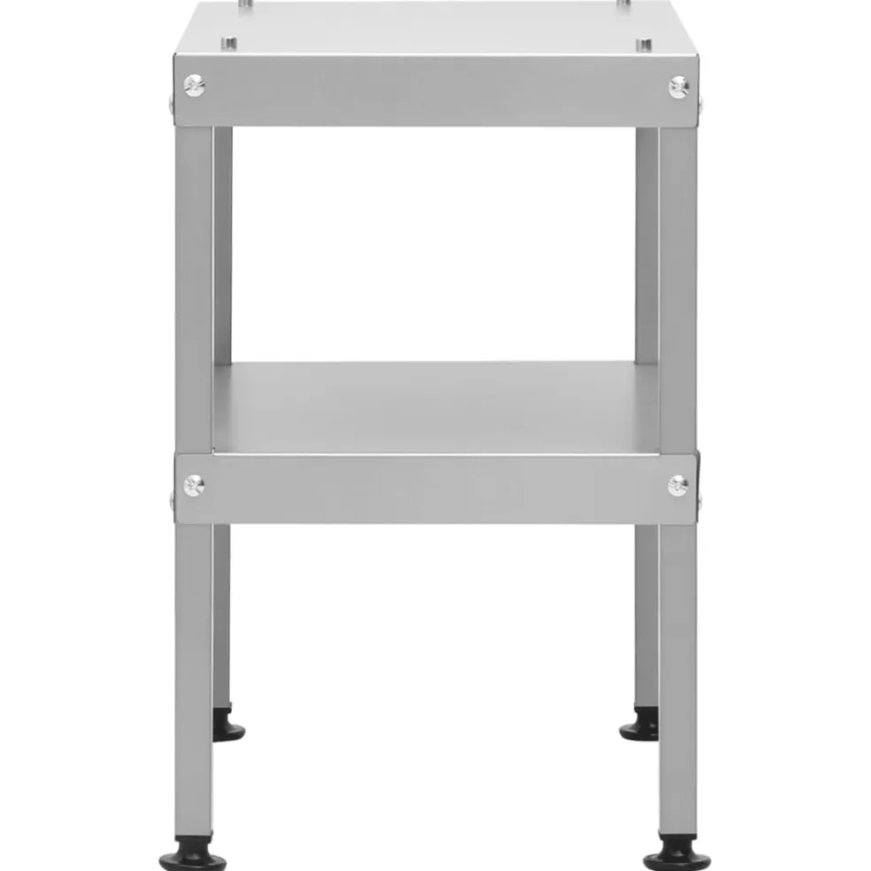 vidaXL Tafel voor rookoven 40x28x44,5 cm gegalvaniseerd staal