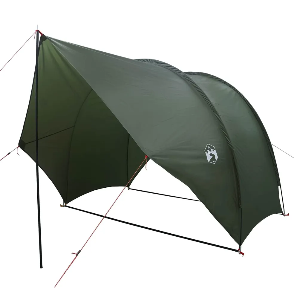 vidaXL Tailgate Luifel Waterdicht Legergroen 405 x 280 x 220 cm