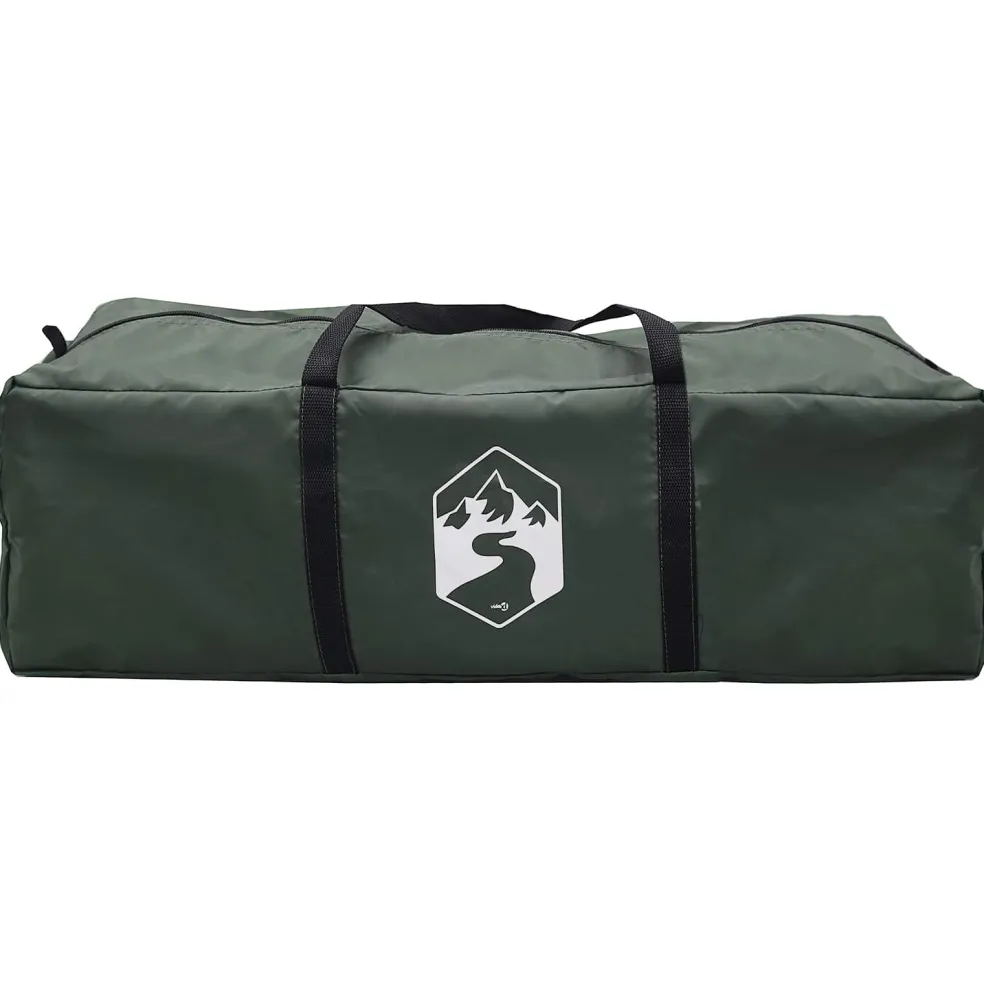 vidaXL Tailgate Luifel Waterdicht Legergroen 405 x 280 x 220 cm