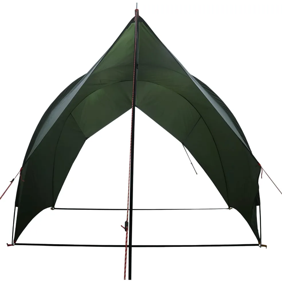 vidaXL Tailgate Luifel Waterdicht Legergroen 405 x 280 x 220 cm