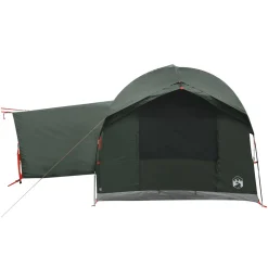 vidaXL Tailgate Tent met Regenfly Waterdicht 4-persoons Legergroen