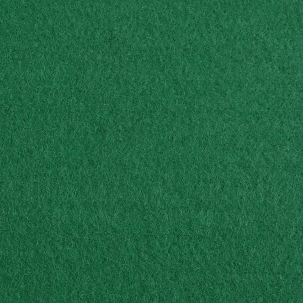 vidaXL Tapijt Effen Groen 1,2 x 12 m Polyester