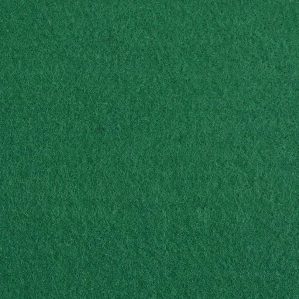 vidaXL Tapijt Effen Groen 1 x 12 m Stof