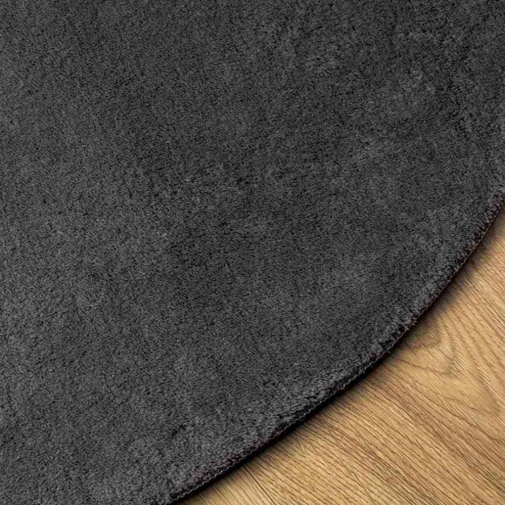 vidaXL Tapijt HUARTE Antraciet 80 x 150 cm Polyester