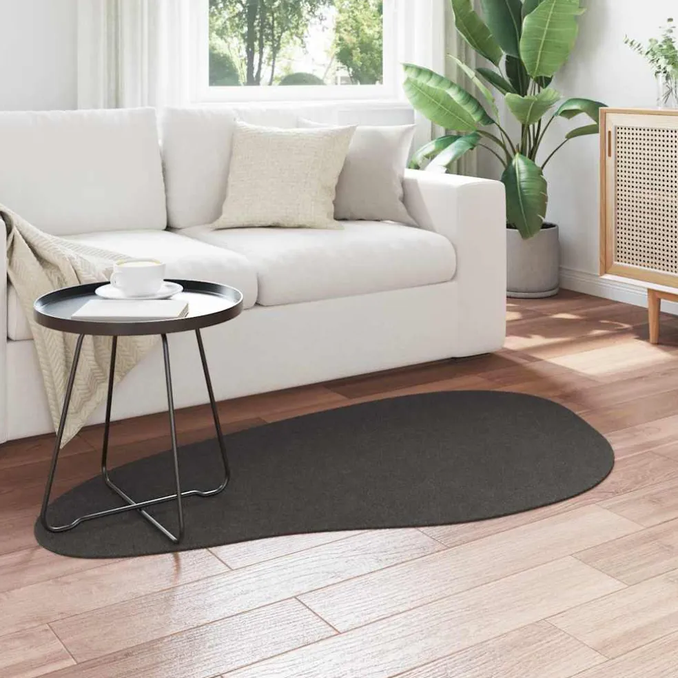 vidaXL Tapijt HUARTE Antraciet 80 x 150 cm Polyester