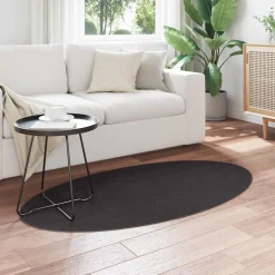 vidaXL Tapijt HUARTE Antraciet 80 x 150 cm 100% Polyester