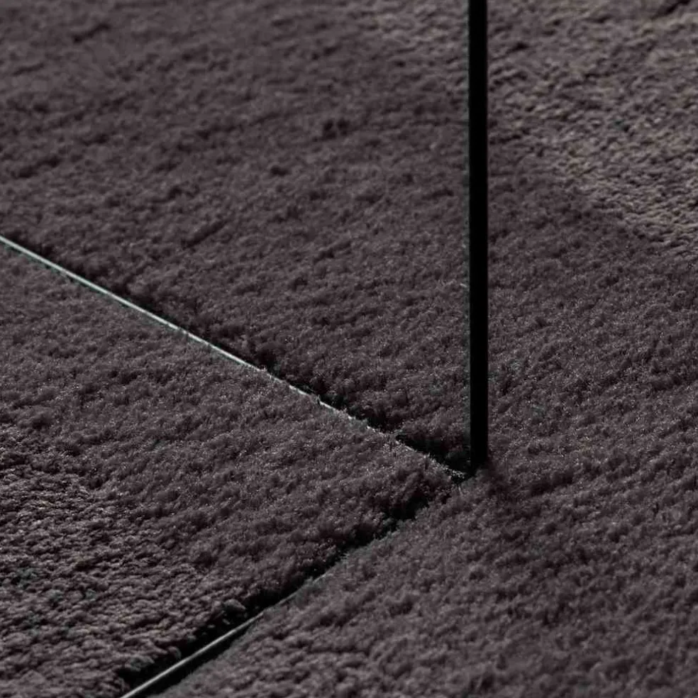 vidaXL Tapijt HUARTE Antraciet 80 x 150 cm 100% Polyester