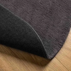 vidaXL Tapijt HUARTE Antraciet 80 x 150 cm 100% Polyester