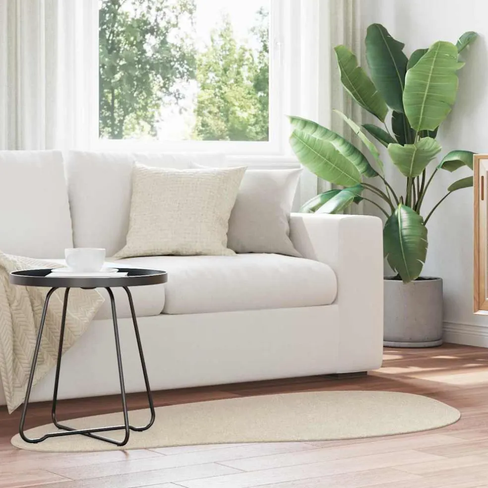 vidaXL Tapijt HUARTE Beige 80 x 150 cm Polyester