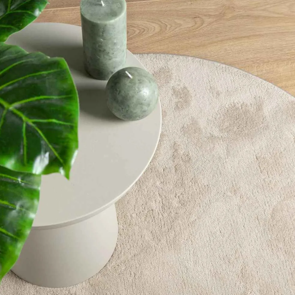 vidaXL Tapijt HUARTE Beige 80 x 150 cm Polyester