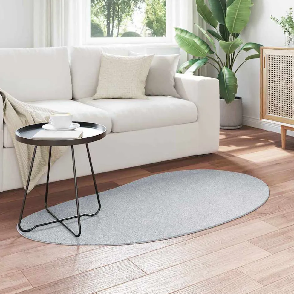 vidaXL Tapijt HUARTE Grijs 80 x 150 cm Polyester