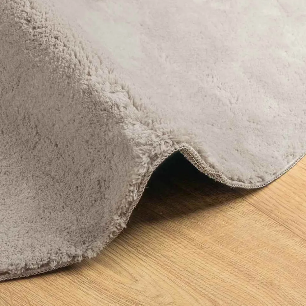 vidaXL Tapijt HUARTE Zand 80 x 150 cm 100% Polyester