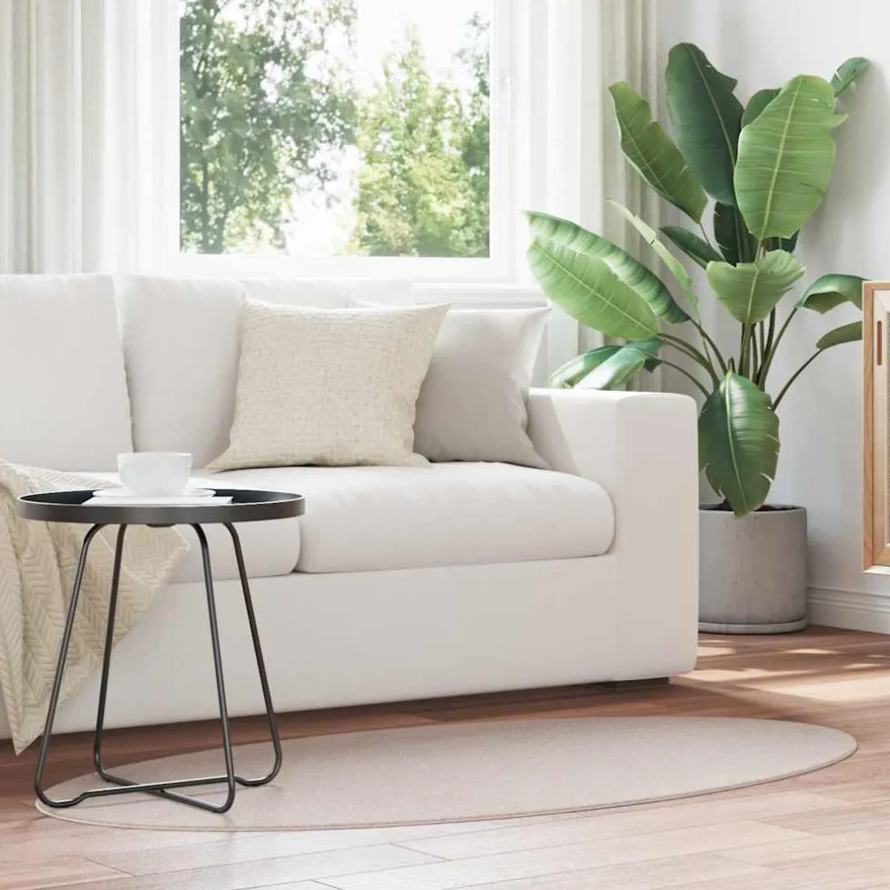 vidaXL Tapijt HUARTE Zand 80 x 150 cm 100% Polyester