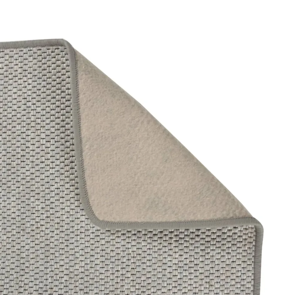 vidaXL Tapijtloper 50x100 cm sisal-look platina
