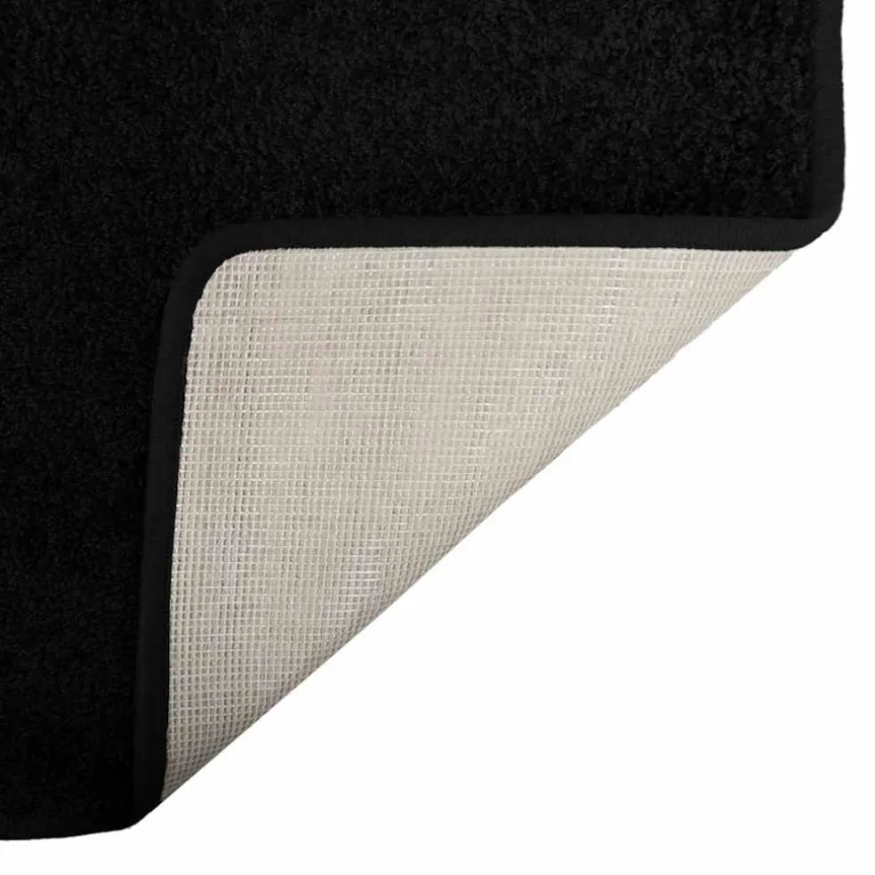 vidaXL Tapijt Loper Zwart 50 x 100 cm 100% Polypropylene Tuft